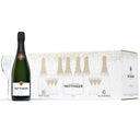Taittinger Bundle Pack Brut Reserve con Bicchieri
